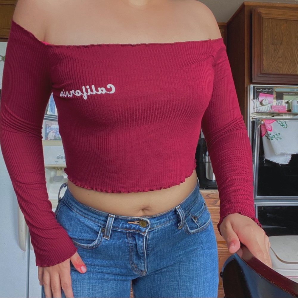 Off the shoulder top